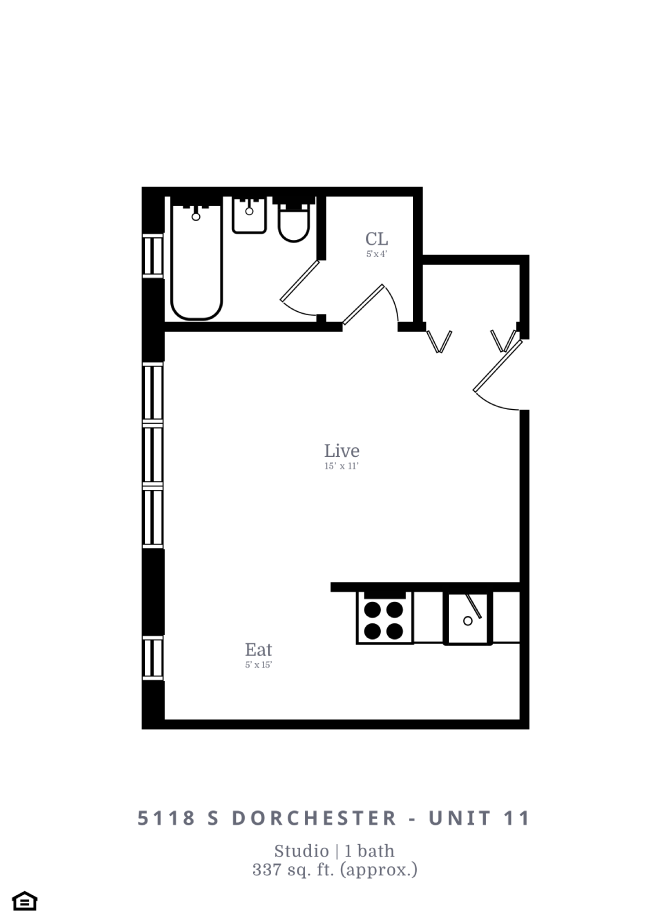 5118 S Dorchester Ave Studio-2 Beds Apartment for Rent - Photo Gallery 11